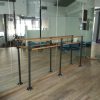 Double ballet bars, floor fastened, 2.5 m long, code 113-floor – DDSports